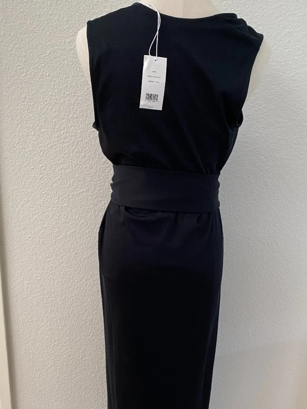 NWT Vince Belted Square Neck Midi Dress - S - Picture 7 of 9